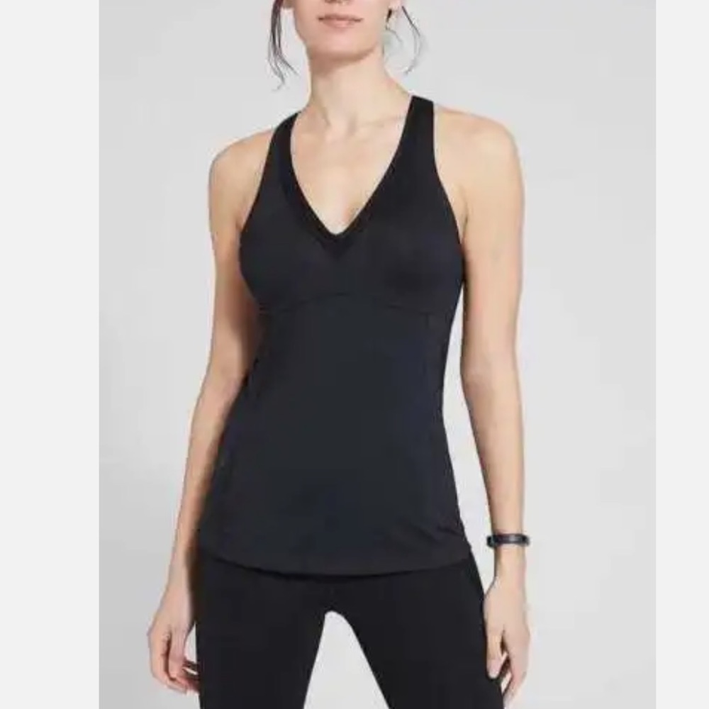 ATHLETA Be Bold Support Tank Top Black Size Medium